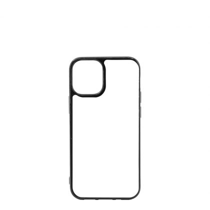 APPLE case (iPHONE 12 Mini) TPU BLACK with Alum. Insert