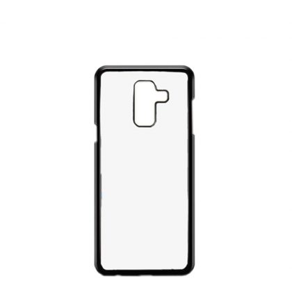 GALAXY case (A6+ 2018) TPU BLACK with Alum. Insert