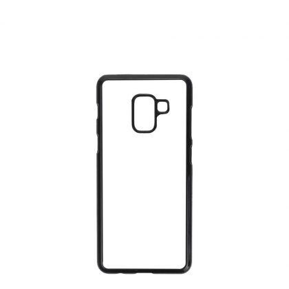 GALAXY case (A8/2018, A5/2018) TPU BLACK with Alum. Insert