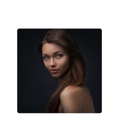 METAL PHOTO PANEL- GLOSS WHITE - 30x30