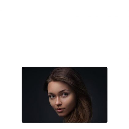 METAL PHOTO PANEL- GLOSS WHITE - 12.7x17.78