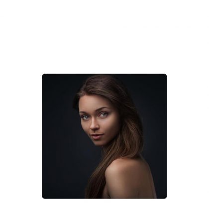 METAL PHOTO PANEL- GLOSS WHITE - 10.16x10.16