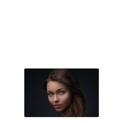 METAL PHOTO PANEL- GLOSS WHITE -  5.08x7.62
