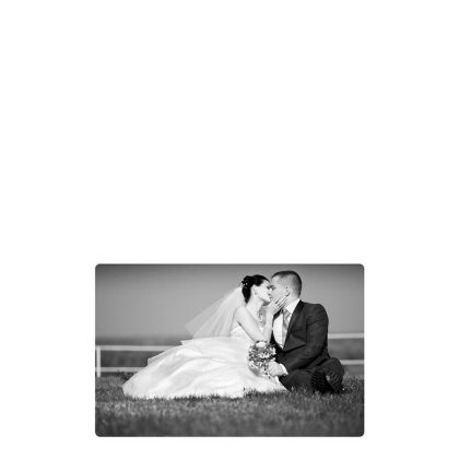 METAL PHOTO PANEL- GLOSS SILVER - 15x20