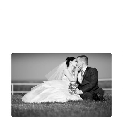 METAL PHOTO PANEL- GLOSS SILVER - 30x40