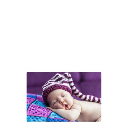 METAL PHOTO PANEL- MATT WHITE - 10x15