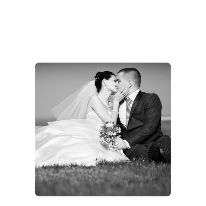 METAL PHOTO PANEL- GLOSS SILVER - 15x15
