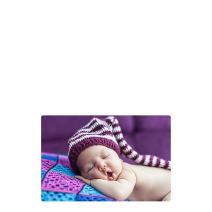 METAL PHOTO PANEL- MATT WHITE - 12.7x17.78