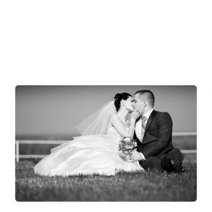 METAL PHOTO PANEL- GLOSS SILVER - 30.48x45.72