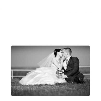METAL PHOTO PANEL- GLOSS SILVER - 27.94x43.18