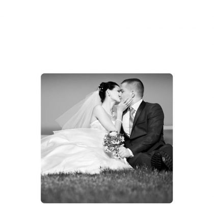 METAL PHOTO PANEL- GLOSS SILVER - 12.70x12.70