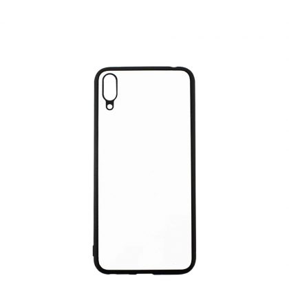 HUAWEI case (Y7 2019 no Fingerprint) TPU BLACK with Alum. Insert