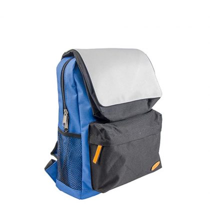 KIDS SCHOOL BAG - BLUE with BLACK pocket