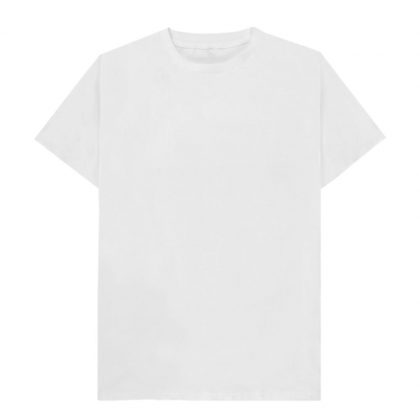 Cotton T-Shirt (UNISEX 3XLarge) WHITE 150gr