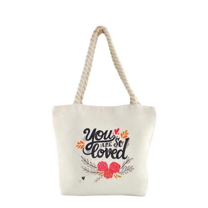 BAG - SHOPPING/BEACH (LINEN 2 Layer) 37x40cm