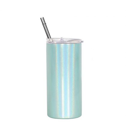 Skinny Tumbler 16oz GREEN Sparkling