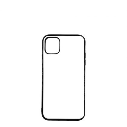 APPLE case (iPHONE 11) TPU BLACK with Alum. Insert