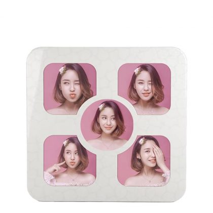 MDF - PHOTO FRAME 60x60cm (12mm) with clock