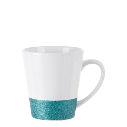 MUG 12oz LATTE (GLITTER) BLUE bottom