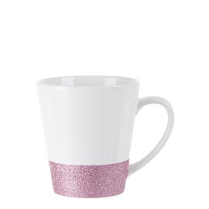 MUG 12oz LATTE (GLITTER) PINK bottom