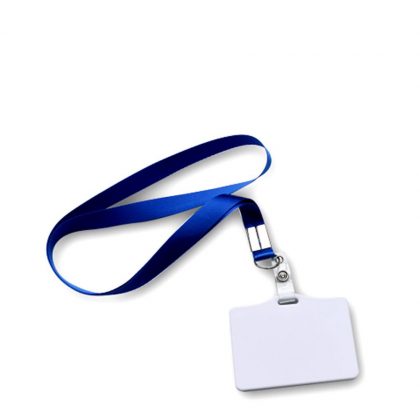 LANYARD - BLUE with Name Badge 6.8x9cm