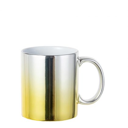 MUG 11oz - MIRROR - GOLD/SILVER Gradient