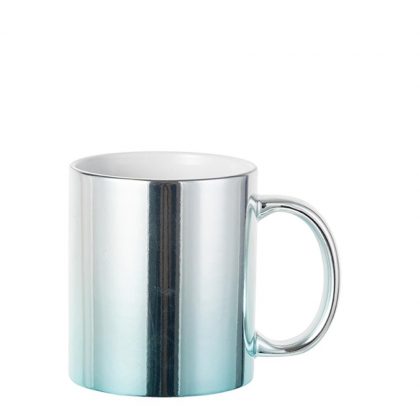 MUG 11oz - MIRROR - BLUE/SILVER Gradient