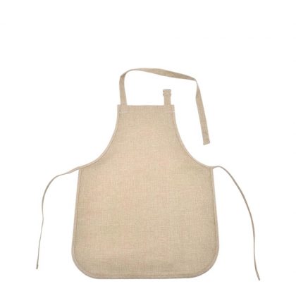 APRON - KIDS large (62x46) no pockets BURLAP